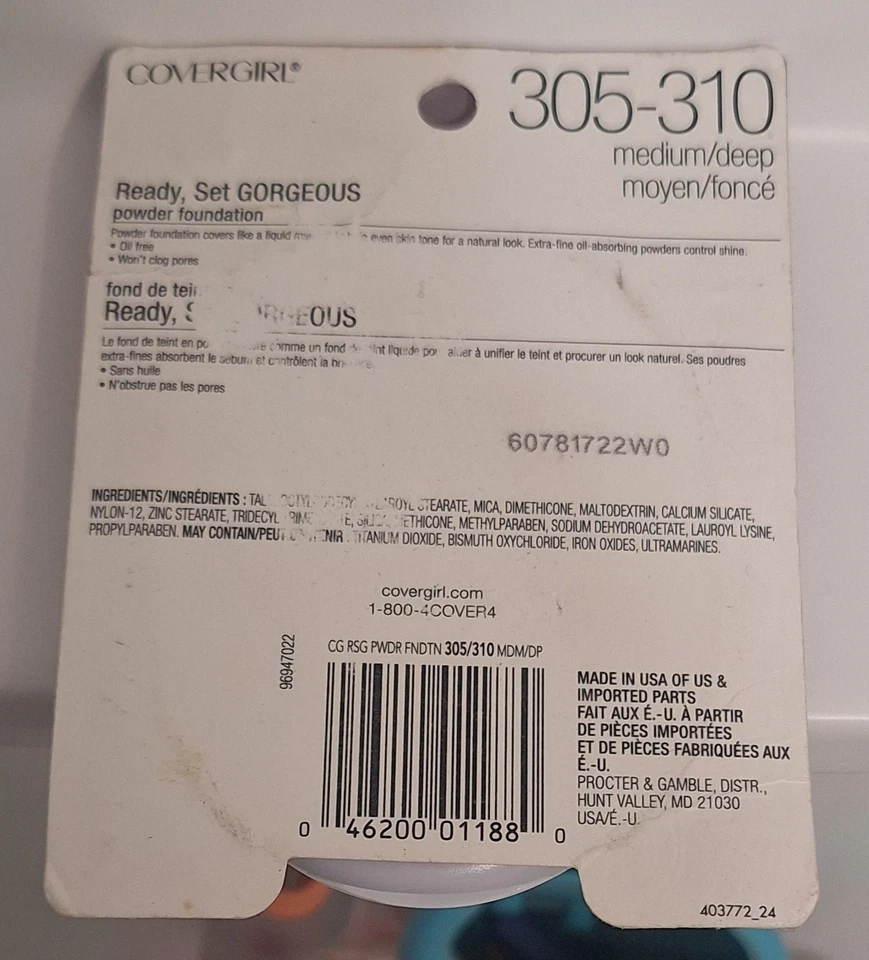 Covergirl Ready Set Gorgeous Powder Foundation # 305-310 - Image 3 of 3
