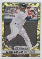 2014 Panini Prizm Camo Prizm Carlos Santana #78 0a6