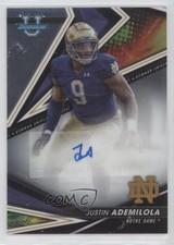 2022-23 Bowman U Best of 2022 Auto Justin Ademilola #BA-JUA Auto 09j5
