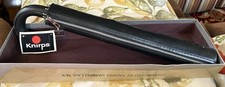 Vintage Knirps RED DOT Black Umbrella Jet Automatic w/Zipper Case