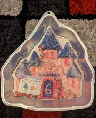 Vintage Aluminium Wilton Enchanted Castle Prinzessin Party Kuchen Blechform