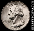 1960-D Washington Quarter- Silver Choice Gem Brilliant Unc+++ Luster #J2483