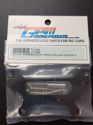 GPM RACING ALUMINIUM DÄMPFERBRÜCKE SCHWARZ HINTEN FÜR TAMIYA TA-01 & TA-02