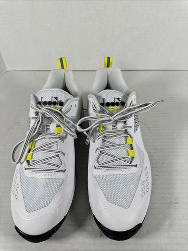 Diadora Blushield Torneo 2 Ag Tennis Damen grün, weiß Turnschuhe sportlich 10,5