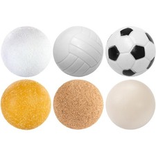 GAMES PLANET  6 Stück Kicker Bälle Mix Ø 3...