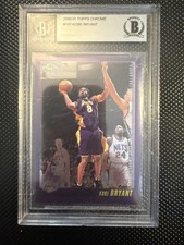 Topps 2000-01 Chrome Kobe Bryant #107 BGS Los Angeles Lakers Basketball