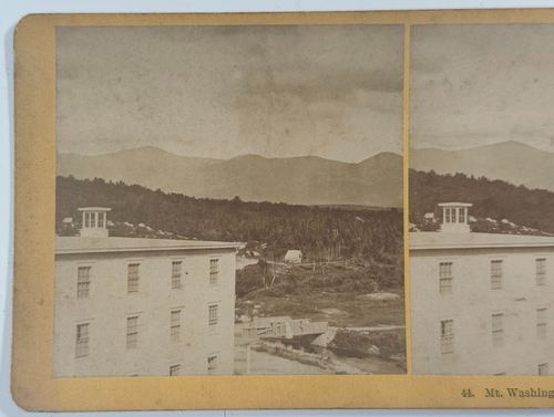 Mt. Washington, from the Fabyan House Vintage Stereoview Card - Picture 2 of 5