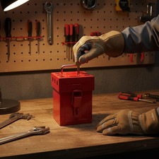 Lockout Tagout Lock Box Comfortable Lockout Box for Lock Out Tag Out Station