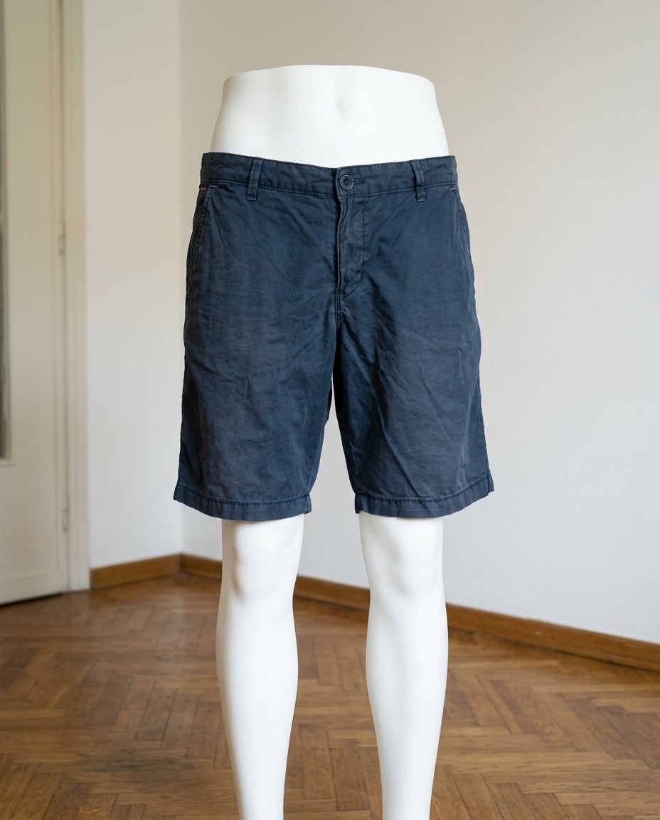 NAPAPIJRI BERMUDA UOMO TG.50 BLU ORIGINALE