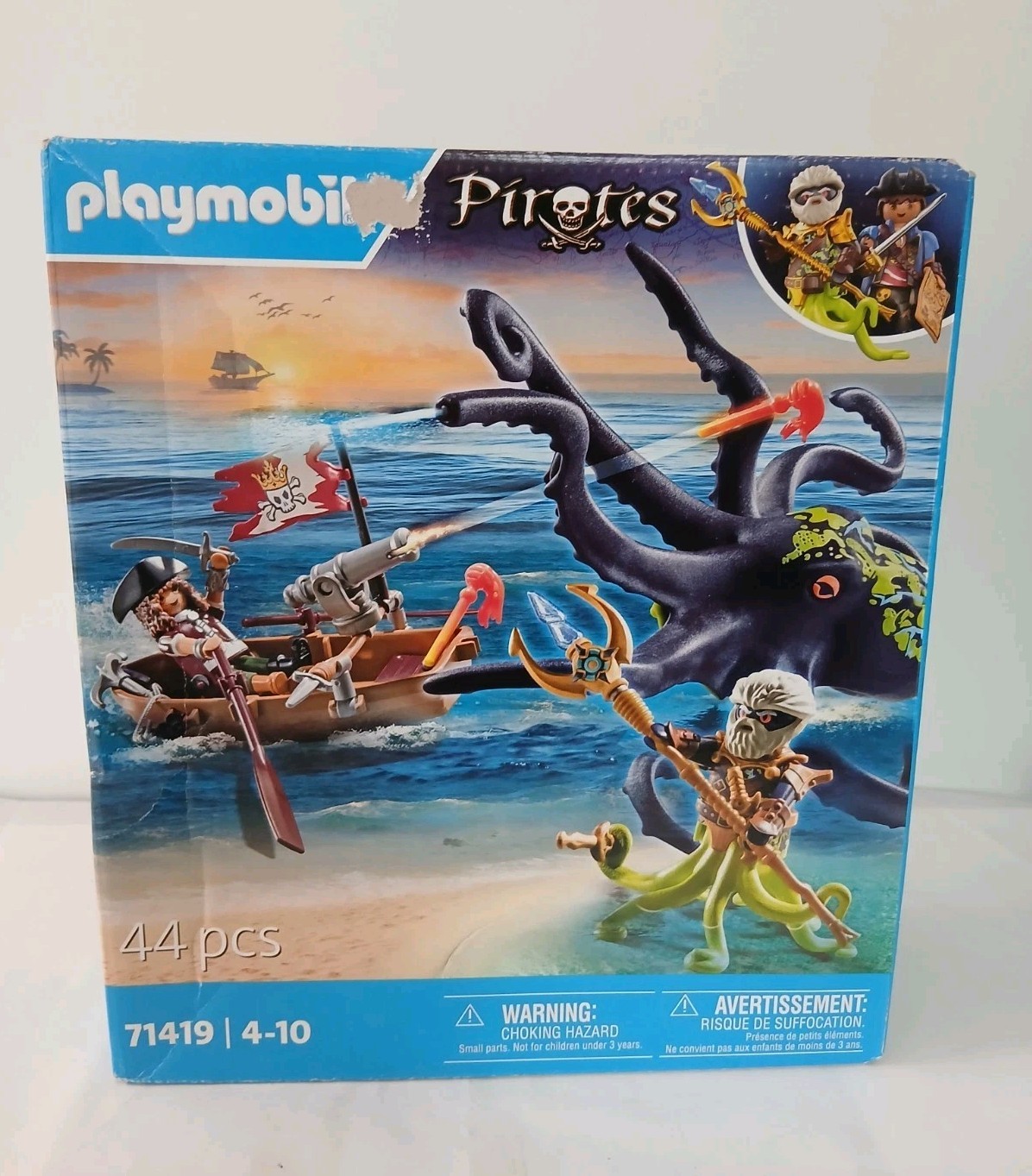 PLAYMOBIL PIRATES DEEPER BATTLE WITH THE GIANT OCTOPUS PLAYSET UNOPENED SEALED