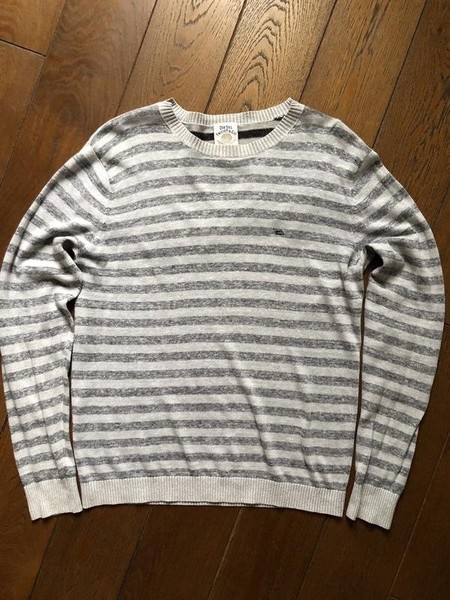 Men Diesel Sweater White Cotton/Linen 40/L/48