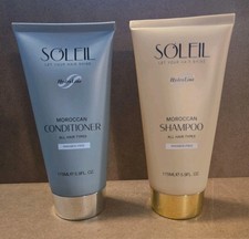 Soleil HydroLine Moroccan Shampoo  Conditioner Set 5.9 fl oz Each Paraben-Free