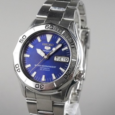 Seiko Diver Blue Dial 7S36A Automatic Vintage Herren Armbanduhr 40mm