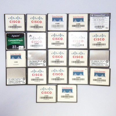 Lot of 22 32MB Compact Flash CF Memory Cards Used Tested