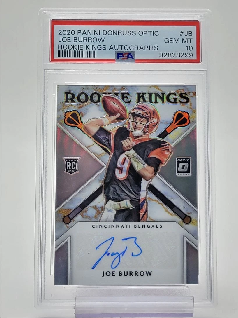 Joe Burrow Panini Donruss Optic Rookie Kings Autographs #JB Base
