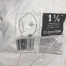 New Steel Tek 1-1/4" Adjustable Single Socket Short Tees 672-906HC