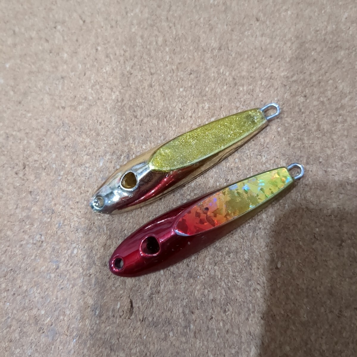 C-7967 Gear Lab Micro Flip 35g TG Tungsten Jig Set of 2 Blue Fish Used - Image 2