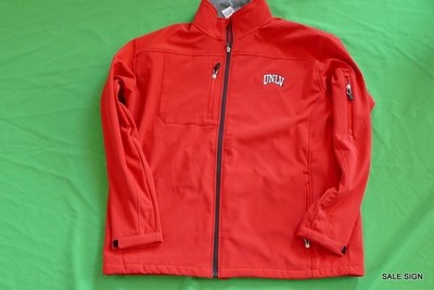 UNLV FULL ZIP TEAM JACKET RED XL NEW