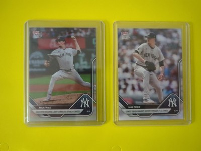 BOTH Max Fried Lowest ERA Yankees - 2025 MLB Topps NOW - Cards 211 & 563 IN HAND