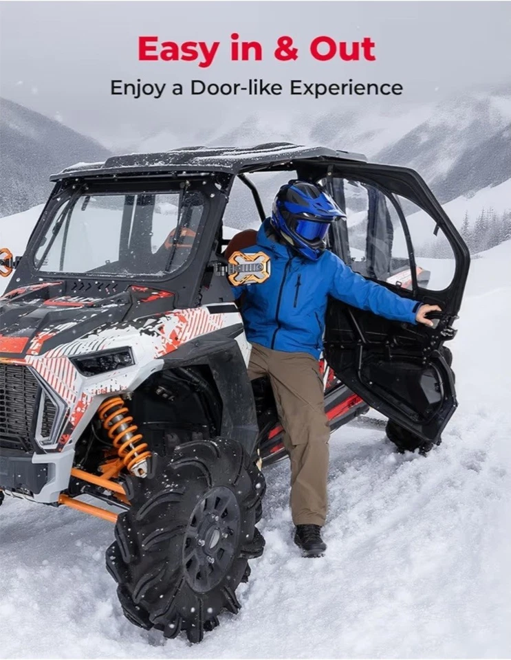 Cerradura de cabina puertas superiores con marco de puerta de acero compatible con 2019-2023 NUEVO Foto 3 de 4