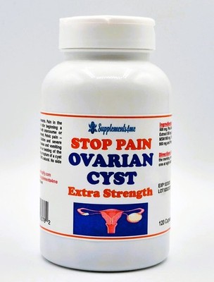 NATURAL HELP FOR OVARIAN CYST PAIN RELIEF - 100% HERBAL FORMULA - MADE IN USA