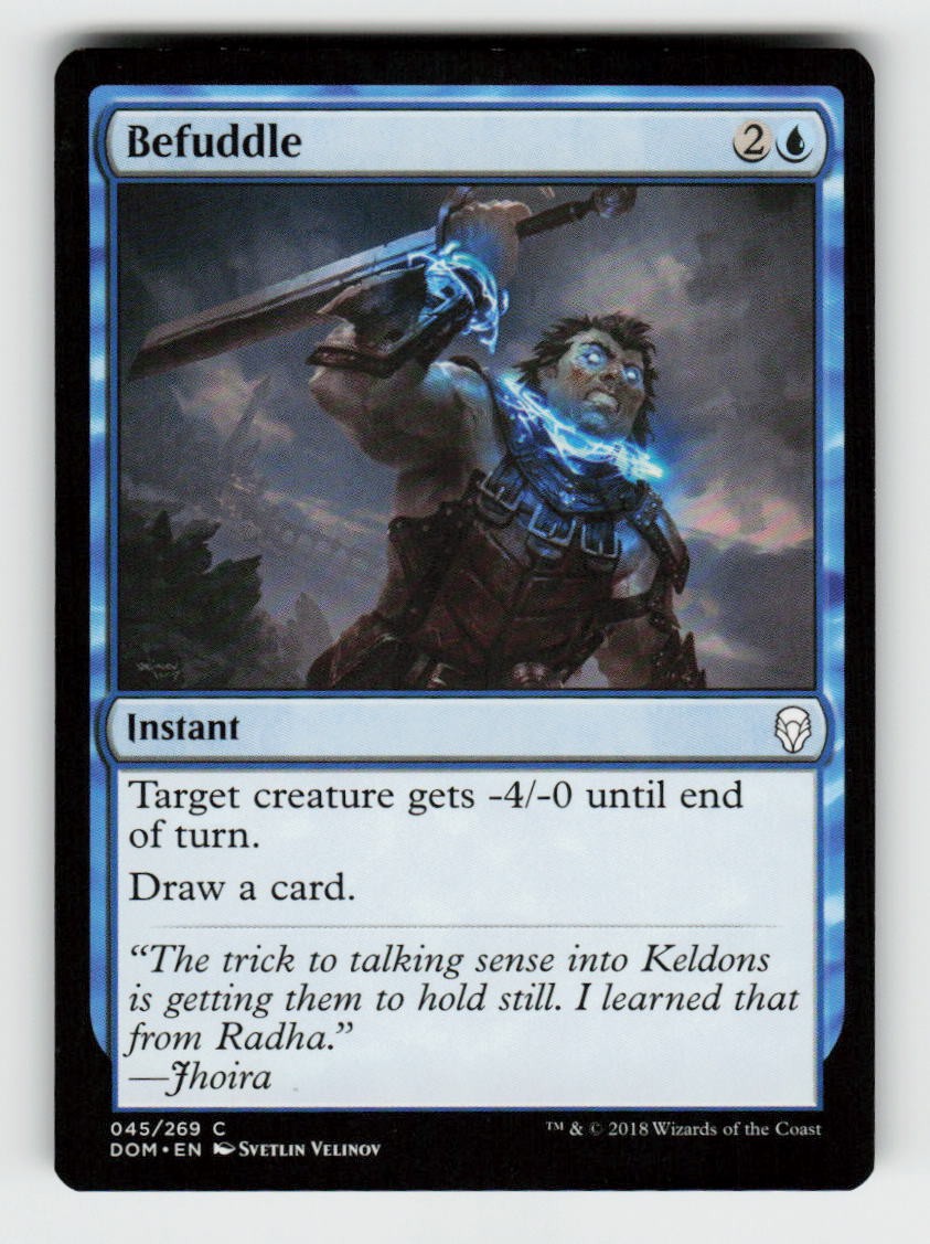 Befuddle 45 Common Dominaria Magic: The Gathering