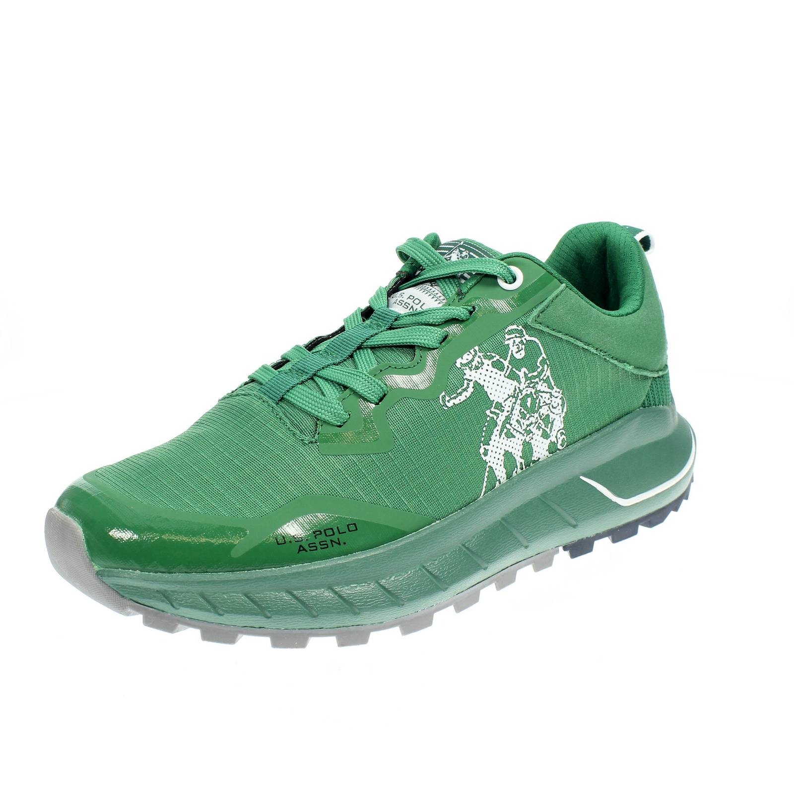 U.s. Polo Seth001 - Sneakers Con Suola Rialzata Verde - Taglia 42 [26.6cm] Uomo
