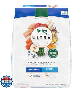 Nutro Ultra Large Breed Puppy Dry Dog Food, Chicken, Lamb and Salmon Protein 