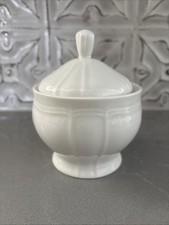 Mikasa Antique White Ultima + Sugar Bowl With Lid HK400 NWOB