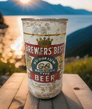 BREWERS BEST PREMIUM FLAT TOP BEER CAN~GRACE BROS BRG,SANTA ROSA,CAL