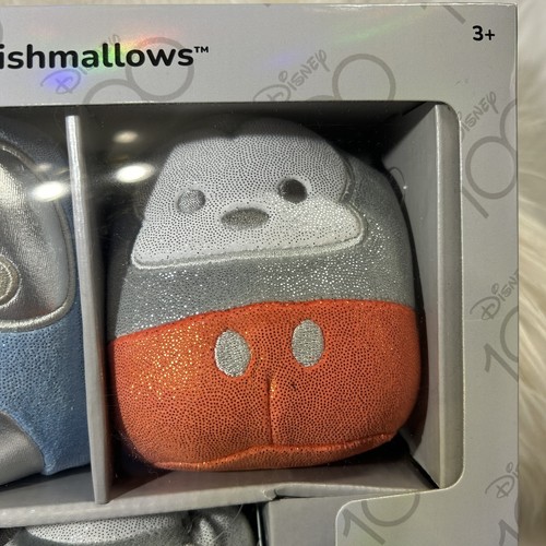 Squishmallows Disney 100 Limited Edition 5-Pack Plush Stuffed Toy 5” New! - Picture 5 of 7