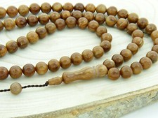 Natural Kuka tree 99 bead Islamic Prayer Beads Misbaha Tesbih worry salat 201285