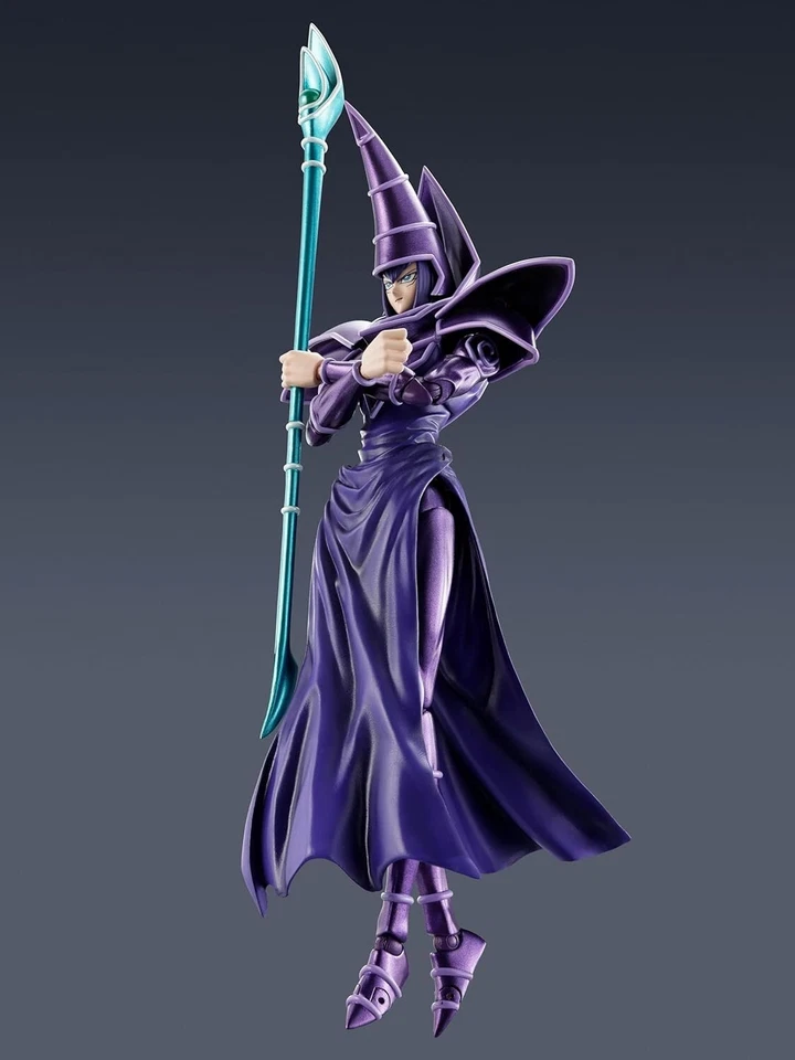 TAMASHII NATIONS S.H. Yu-Gi-Oh! Dark Magician Figure BANDAI Japanese Unopened - Image 3 of 4