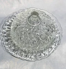 EAPG ~ Mint! Dome-covered Butter Cheese Dish.  Anchor Hocking. Vintage.
