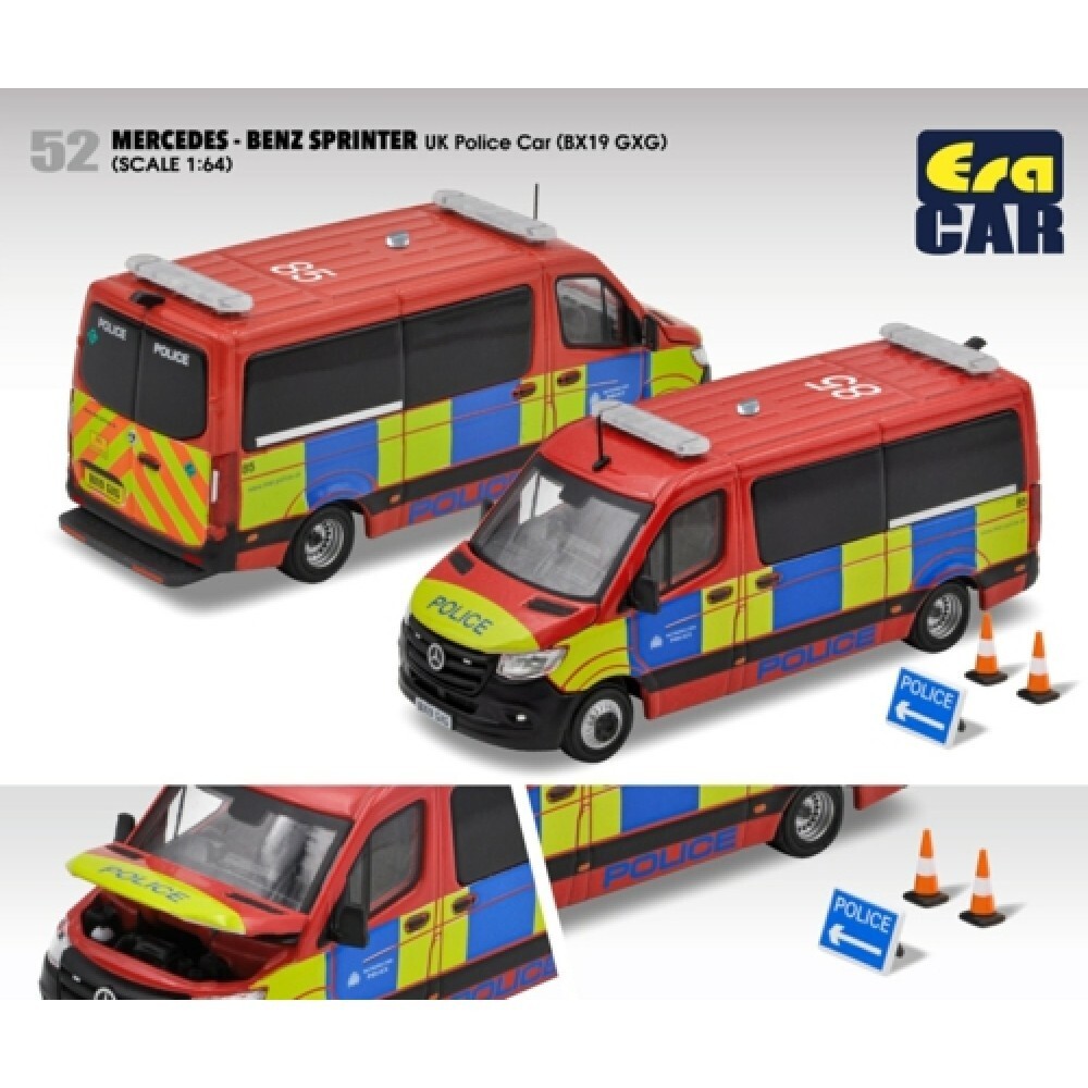 ERA CAR MERCEDES-BENZ SPRINTER UK POLICE 1-64 SCALE ECMB22SPR5201