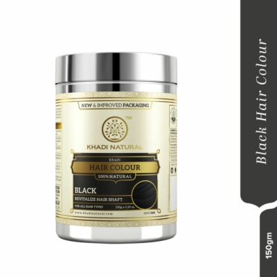 Khadi Natural Black Herbal Hair Colour 150g Free Shipping