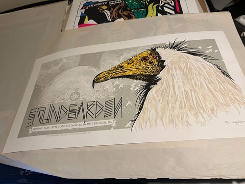 Soundgarden 12. Mai 2013 Pittsburgh PA Poster signiert von angryblue