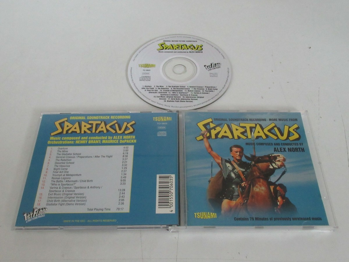 廃盤 3CD スパルタカス コンプリート サウンドトラック アレックス・ノース 廃盤 3CD スパルタカス コンプリート サウンドトラック