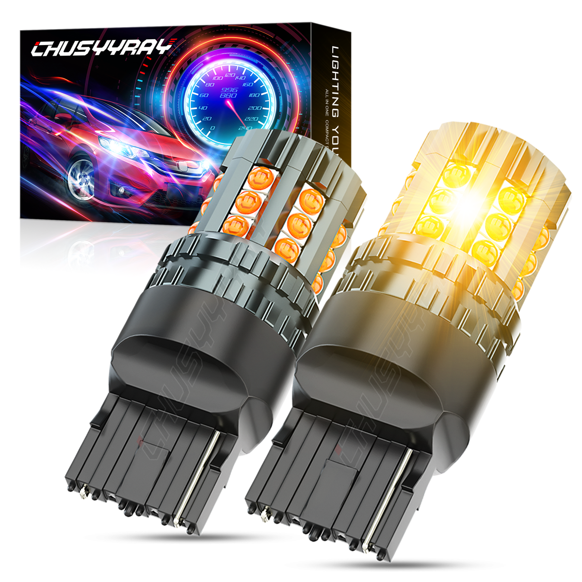 For Nissan Sentra 2013-2021 3000K 7443/7440 LED Turn Signal