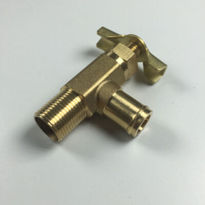 Grab Excavator Air Condition Warm Water Valve 20mm Thread Dia For   #E2