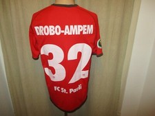 FC St.Pauli Original DFB-Pokal Matchworn Trikot 11/12 + Nr.32 Drobo-Ampem Gr.M
