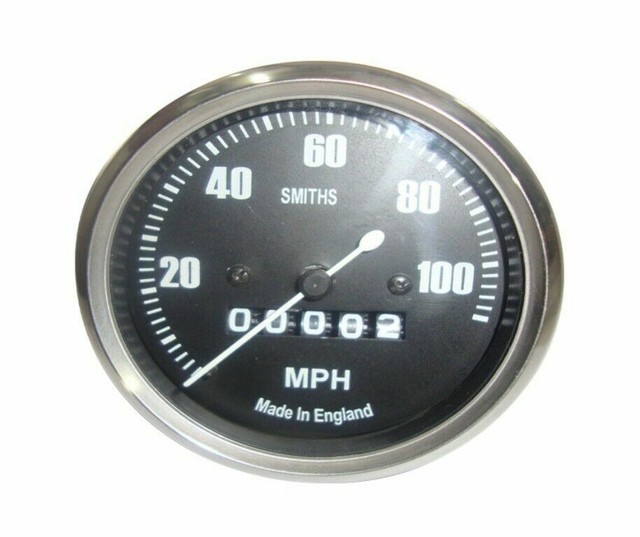 VINTAGE BIKES REPLICA SMITH SPEEDOMETER 0100MPH eBay