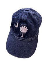 VIV  LOU South Carolina Palmetto Moon Youth Cap Hat Blue Pink