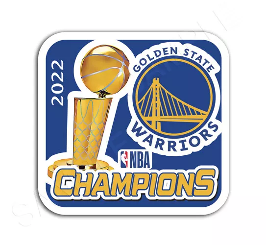 Golden State Warriors Champions 2022 Decal Sticker Basketball NBA  Championship