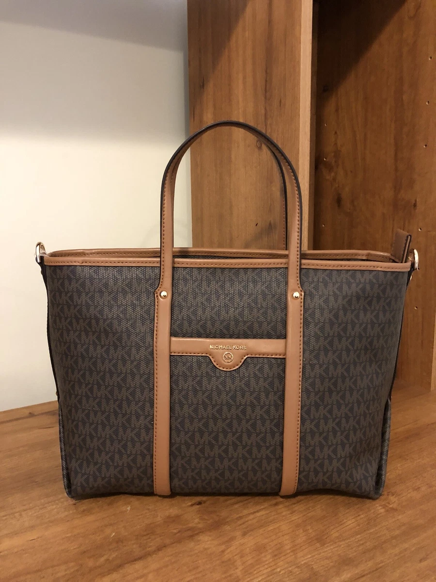 Authentic Michael Kors signature canvas tote bag for Sale in