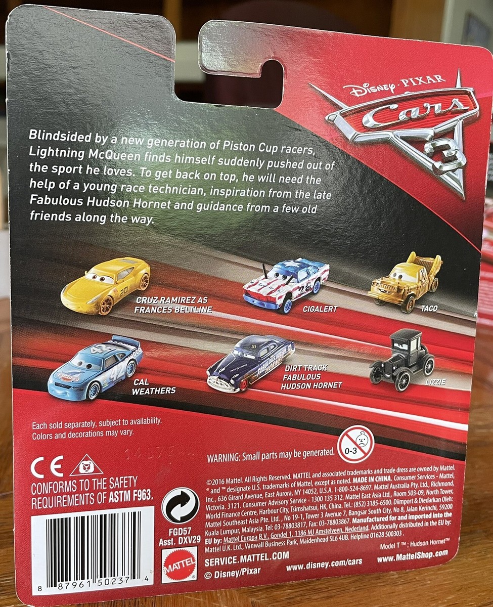 Disney Pixar Cars 3 Diecast Fabulous Lightning McQueen 2016