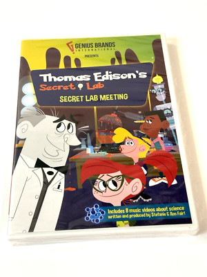 Thomas Edison Secret Lab Meeting DVD STEM Science Chemistry Homeschool Music NEW