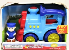 Musical Battery Operated Locomotive. Lights and Sounds.