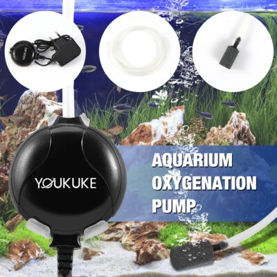API Mini-Luftpumpe für Aquarium 1W Ultra-leise Piezokeramik-Mini-Sauerstoffpumpe Neu