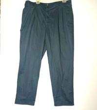 Classics by Farah Navy Pleated Front Dress Pants Trousers Sz W 38" L 30"